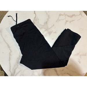 NIKE PRO WOMEN DRI-FIT TRAINING MID RISE MESH PANELED LEGGINGS BLACK